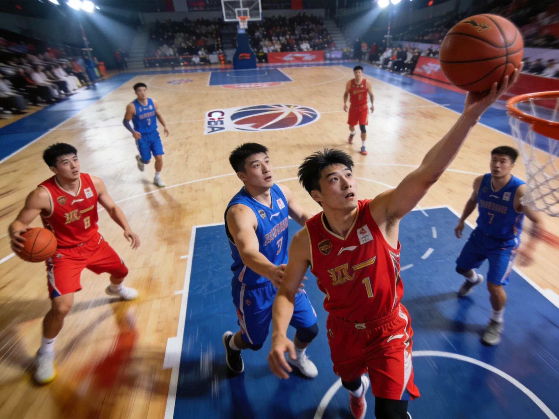 CBA联赛战火持续升级本土豪强争冠谁能最终登顶